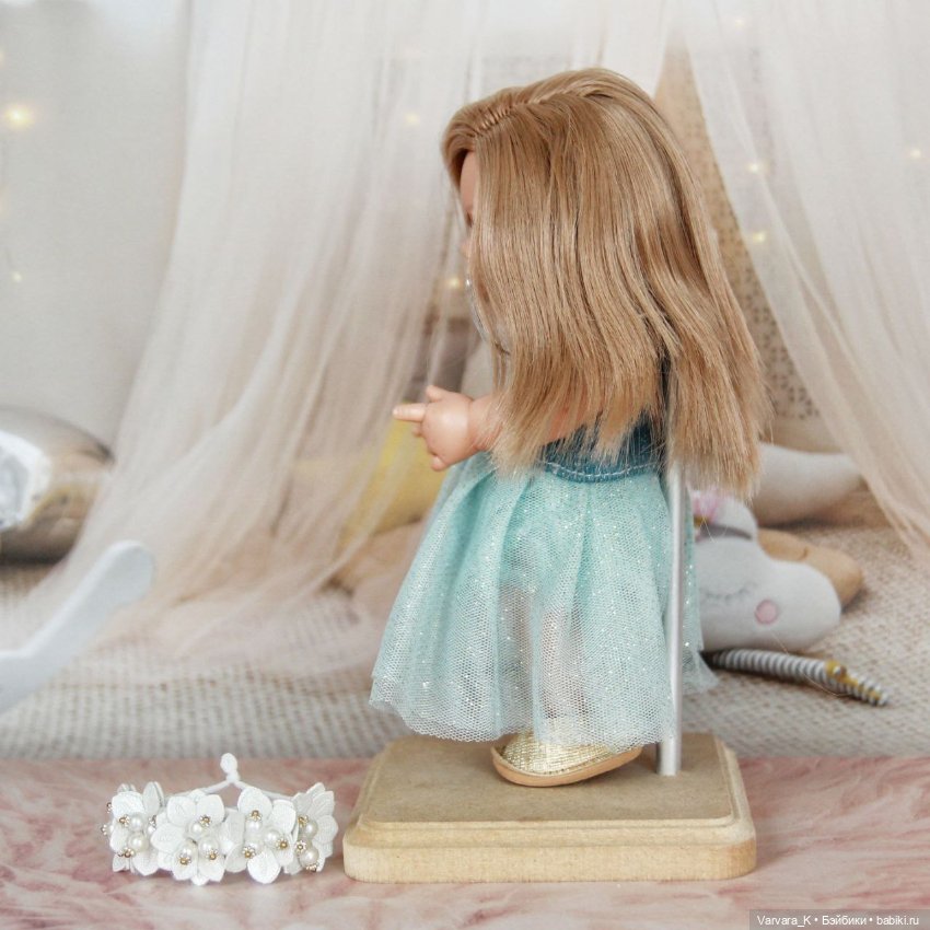 Кукла - пупс Alma Toys " Принцесса " блондинка в голубом , 22 см, № 1 (фото 8)