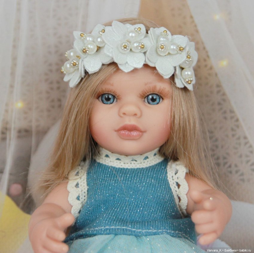 Кукла - пупс Alma Toys " Принцесса " блондинка в голубом , 22 см, № 1 (фото 6)