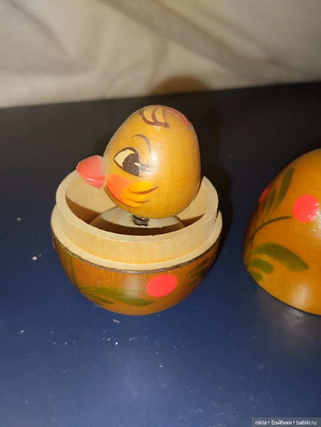 Игрушка СССР Цыплёнок в яйце (фото 5)