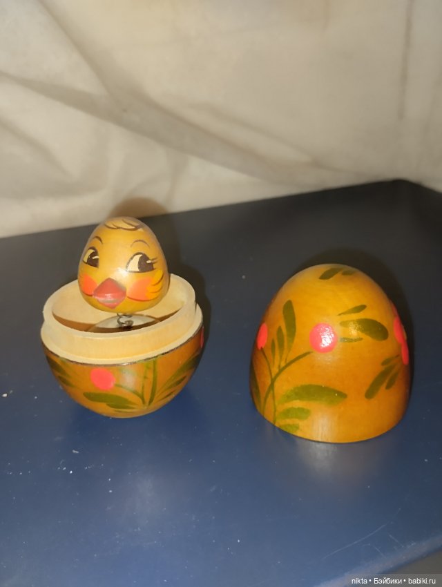 Игрушка СССР Цыплёнок в яйце