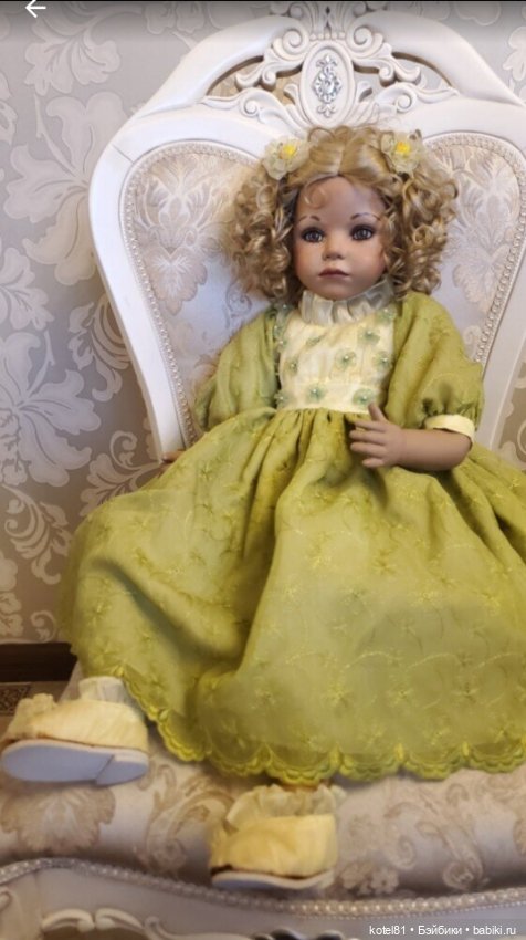 Angel Paradise большая фарфоровая кукла (фото 5)