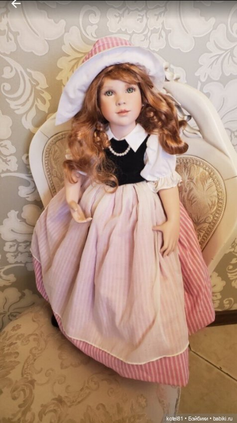 Ute Kase Lept фарфоровая коллекционная кукла