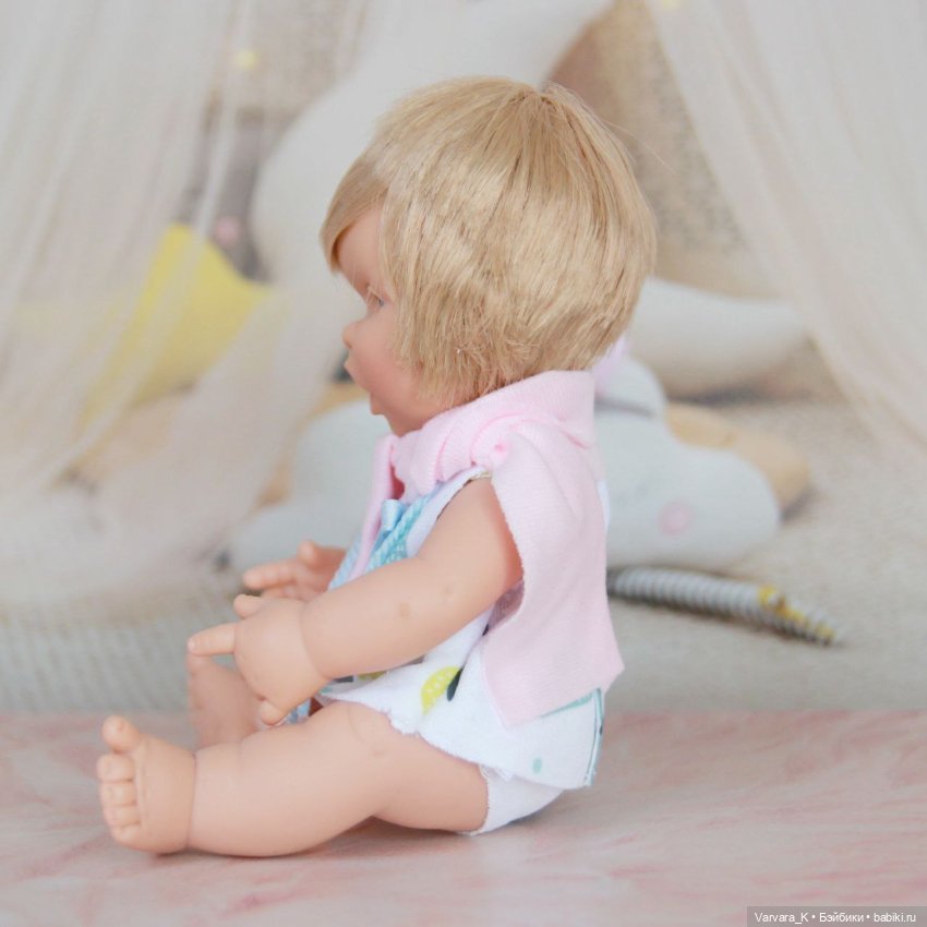 Preppy&Endisa, кукла пупс "Эмоции" , блондинка, 22 см, № 12 (фото 4)