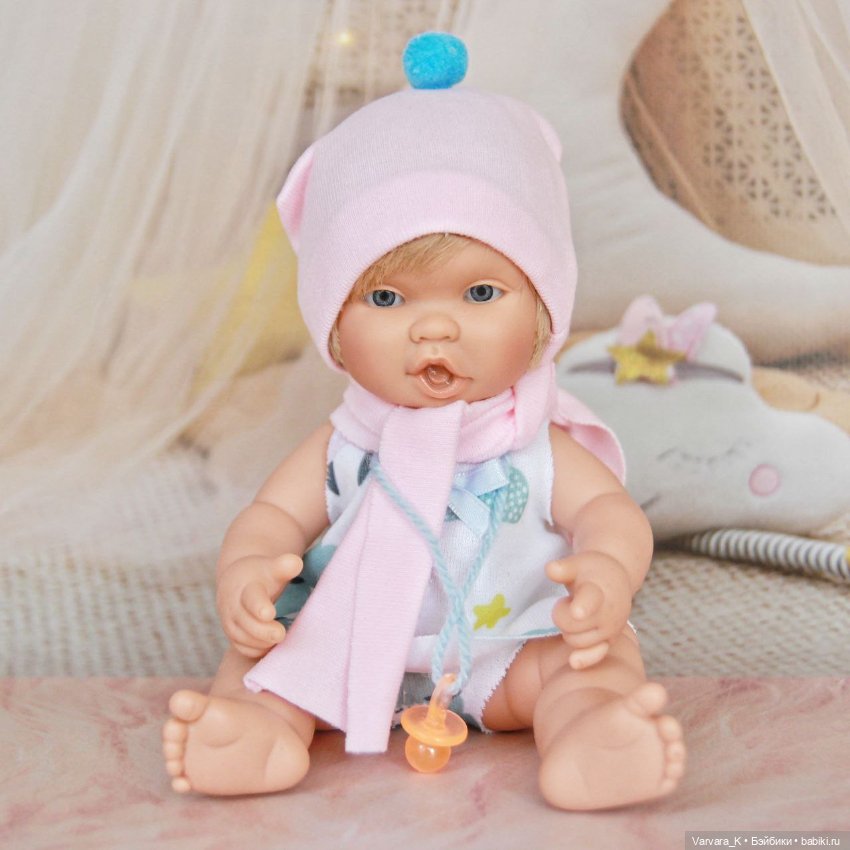 Preppy&Endisa, кукла пупс "Эмоции" , блондинка, 22 см, № 12 (фото 8)