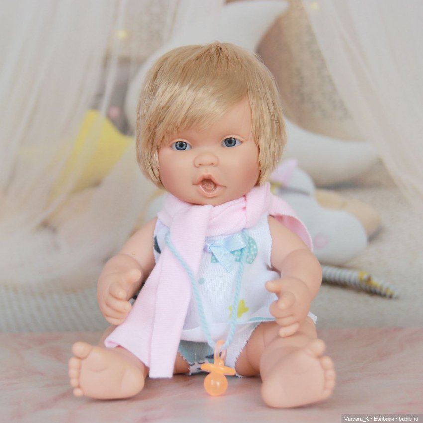 Preppy&Endisa, кукла пупс "Эмоции" , блондинка, 22 см, № 12 (фото 5)