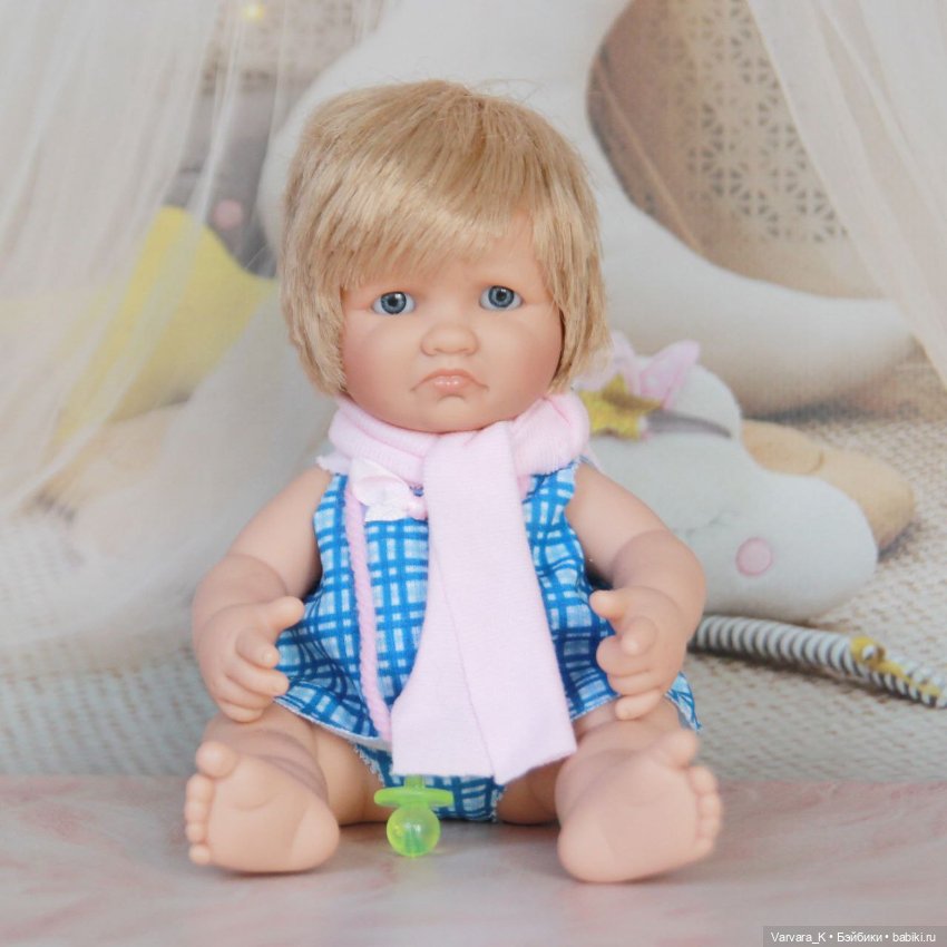 Preppy&Endisa, кукла пупс "Эмоции" обижулька , блондинка, 22 см, № 14 (фото 5)