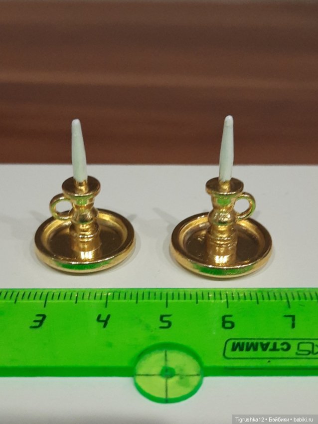 Подсвечники — Миниатюра для кукол (фото 6)