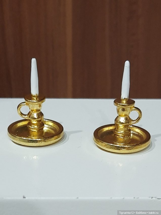 Подсвечники — Миниатюра для кукол (фото 3)