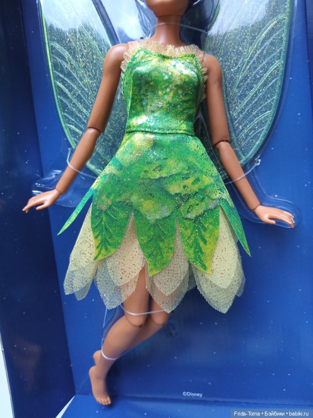 Тело в аутфите феи Тинкер Белл динь динь из Питера пена
