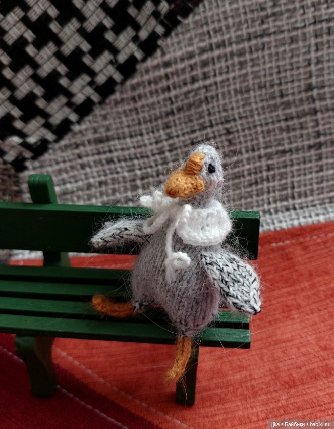 Маленький серый гусенок — Авторские игрушки (фото 2)