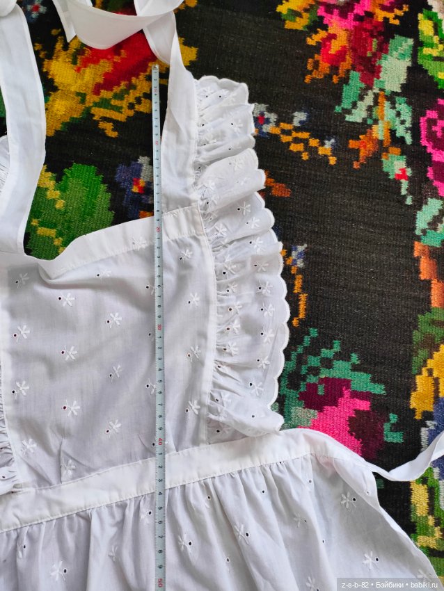 Антикварный передник из шитья (фото 8)