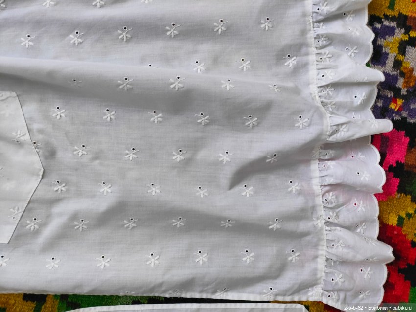 Антикварный передник из шитья (фото 2)