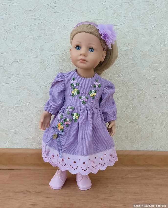 Одежда платье повязка комплект готц Литтл Кидс 36 см (фото 6)