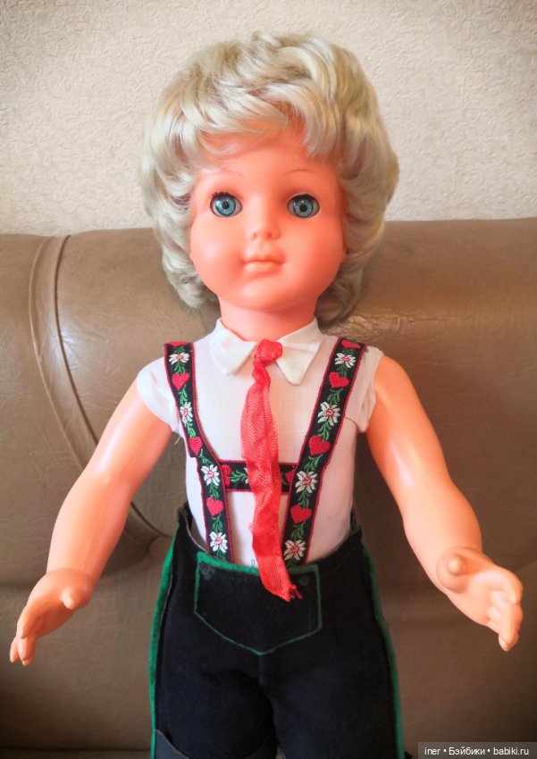 Очаровательный мальчик из Германии 60-70-х. 58 см