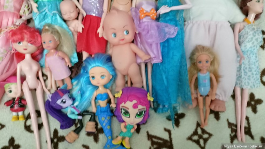 Лот кукол Барби, Симба, челси и др