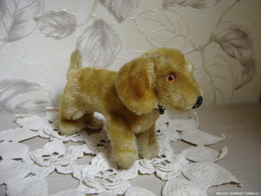 Старинная игрушка собачка такса Steiff (фото 2)