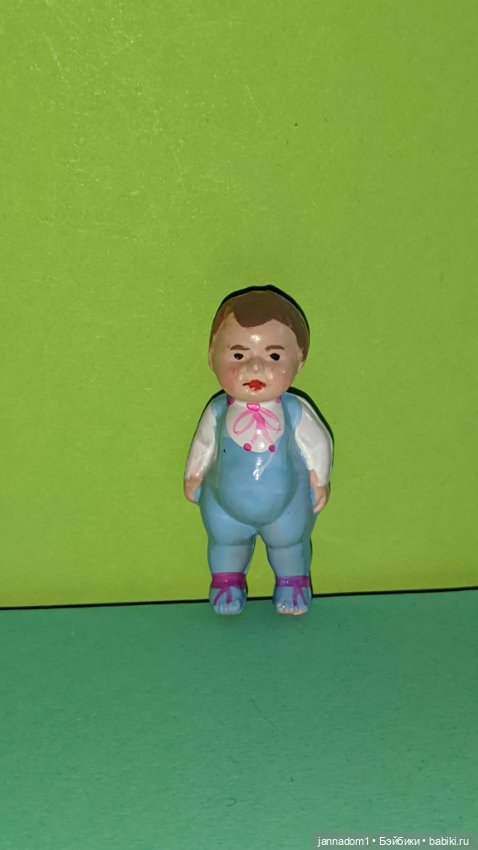 Редкие целлулоидные пупсики малыши Paul Muller, высота 5 см (фото 3)
