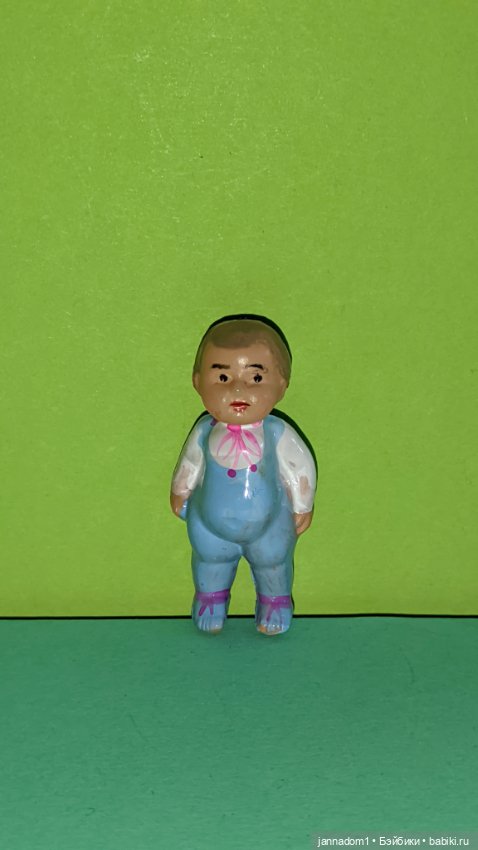 Редкие целлулоидные пупсики малыши Paul Muller, высота 5 см (фото 5)