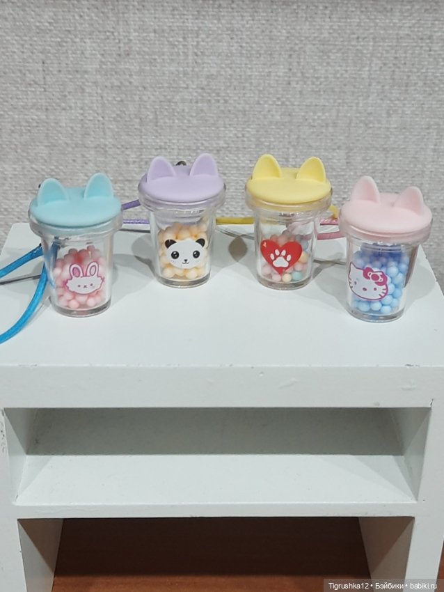 Стаканчики в дорогу — Миниатюра для кукол