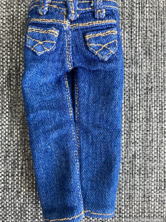 Джинсы на куклу БЖД и других 26 см (фото 3)