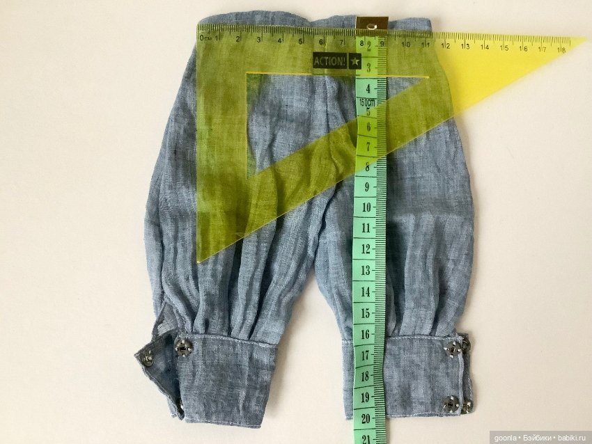 Бриджи из тонкой ткани на бжд SD (фото 4)