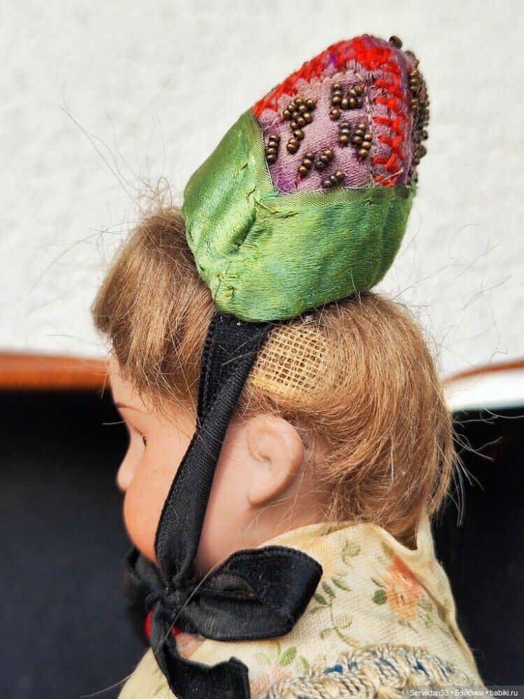 Чайница антикварная кукла грелка, кукла на чайник (фото 3)