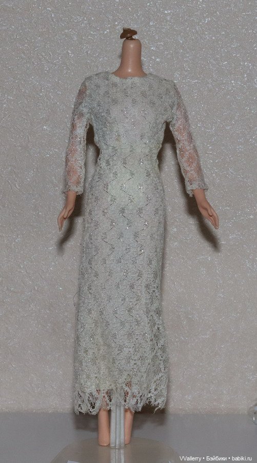 Винтажное платье на барби #2