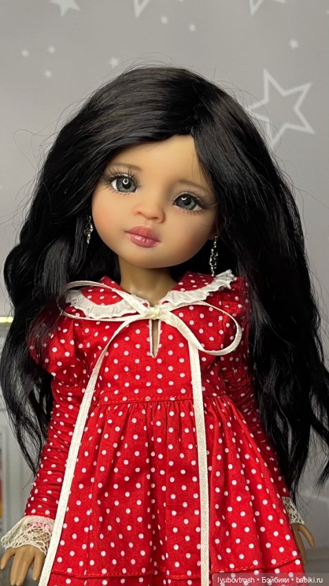 Парик натуральный черный 8/9 для Паола Рейна (фото 6)