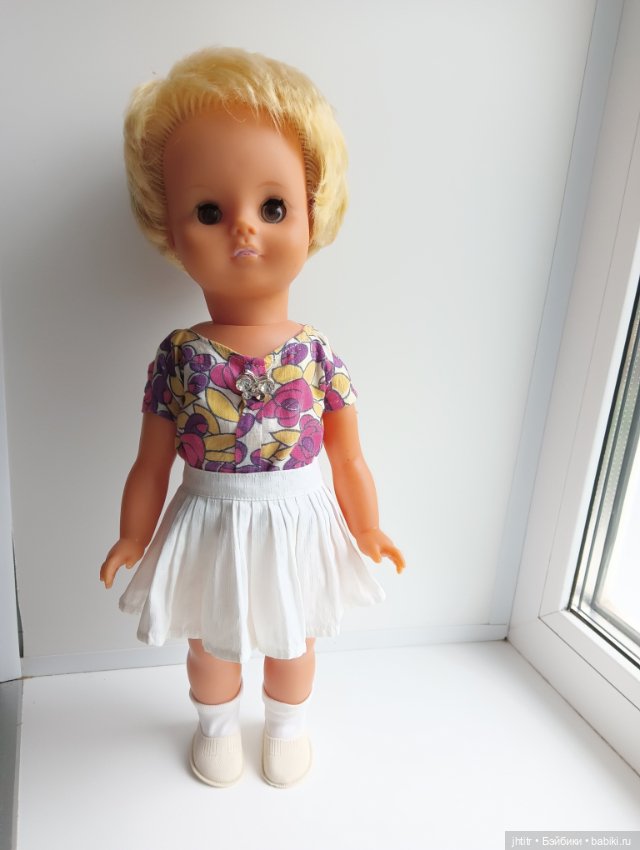 Кукла ГДР полностью резиновая