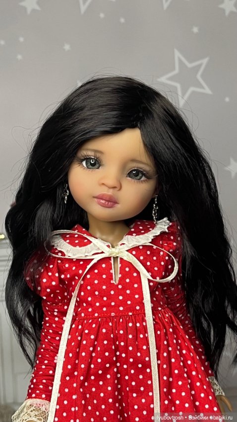 Парик натуральный черный 8/9 для Паола Рейна (фото 5)