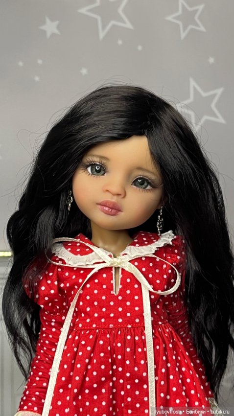 Парик натуральный черный 8/9 для Паола Рейна (фото 4)