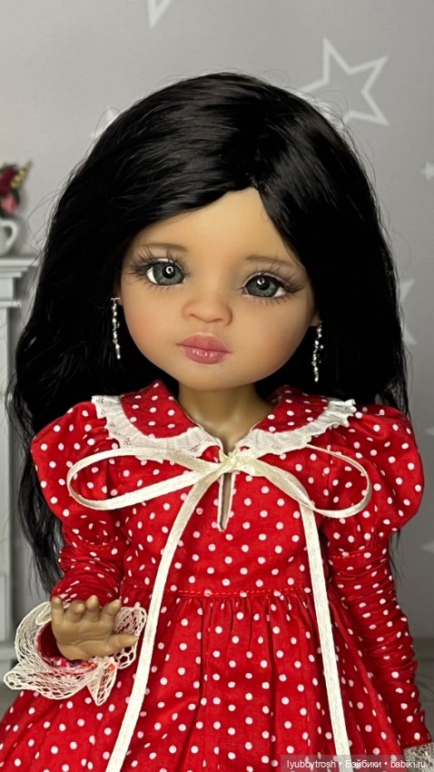 Парик натуральный черный 8/9 для Паола Рейна