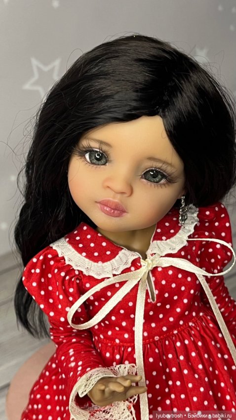 Парик натуральный черный 8/9 для Паола Рейна (фото 9)