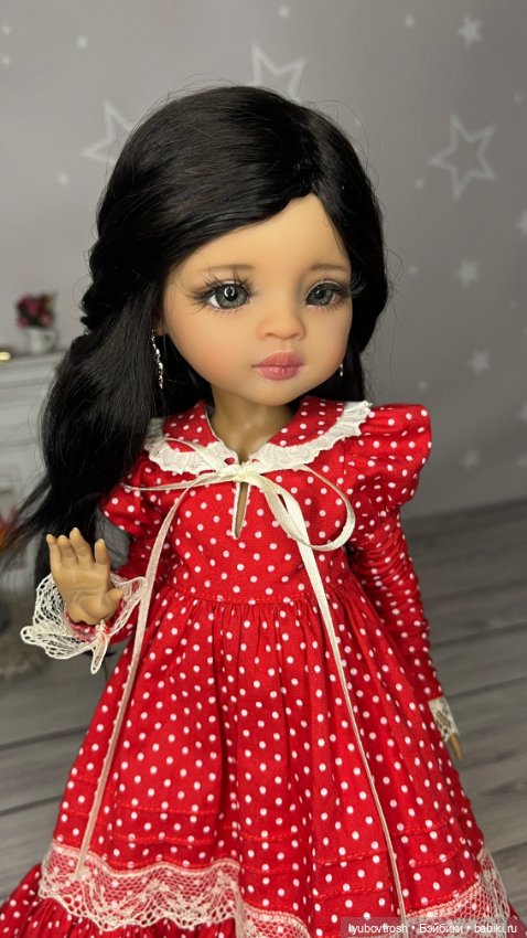 Парик натуральный черный 8/9 для Паола Рейна (фото 3)