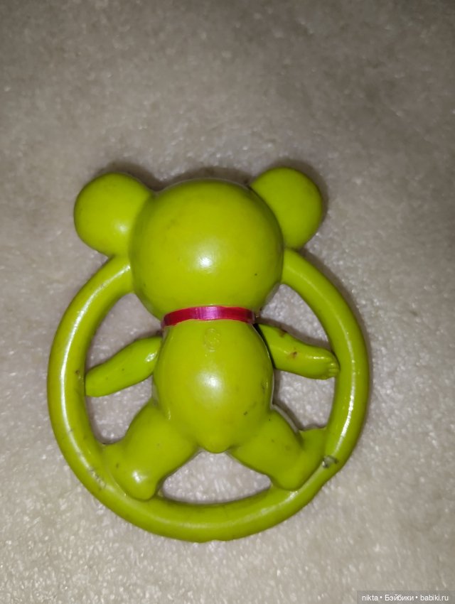 Погремушка СССР Мишка — Винтажные куклы и игрушки детства (фото 2)