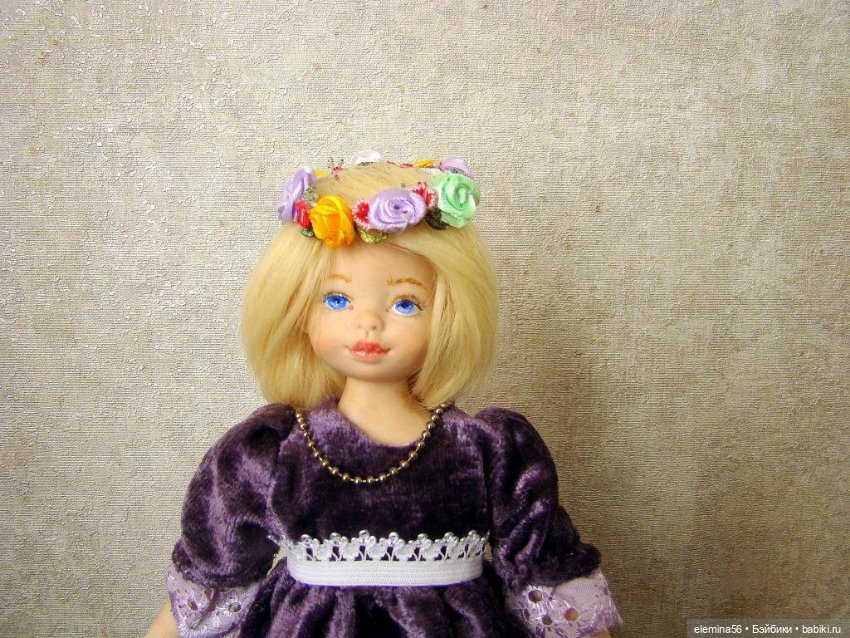 Интерьерная будуарная кукла: "Свет мой зеркальце..." (фото 8)