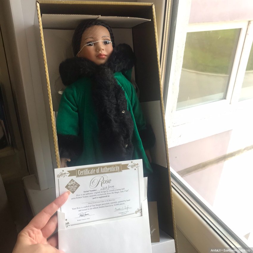 Фарфоровая кукла Rose от Magic Attic Club Роберта Тоннера (фото 4)