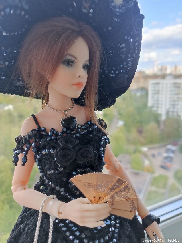 Леди в черном — Авторские куклы BJD (фото 2)