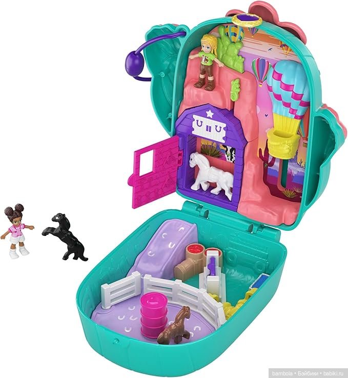 Polly Pocket ​Ранчо с мини куколками Polly и Shani (фото 2)