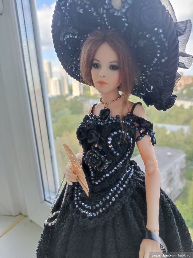 Леди в черном — Авторские куклы BJD (фото 3)