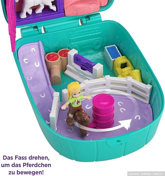 Polly Pocket ​Ранчо с мини куколками Polly и Shani (фото 3)