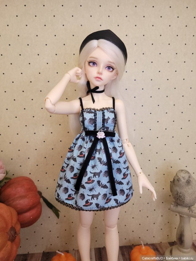 Сарафан Хеллоуин для msd — Одежда для BJD