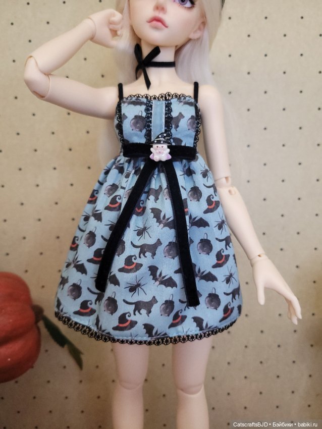 Сарафан Хеллоуин для msd — Одежда для BJD (фото 3)