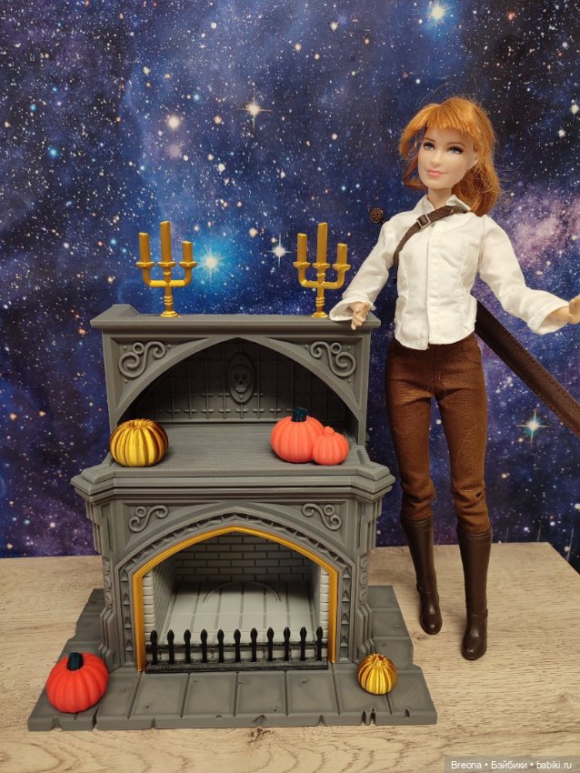 Камин для кукол — Кукольная мебель