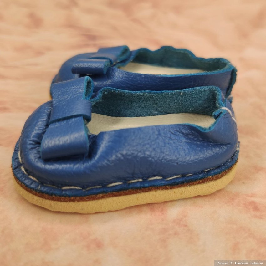 Туфли - балетки для Paola Reina, синие . № 3 (фото 4)
