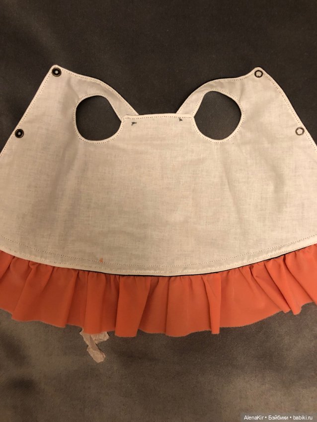 Джинсовый сарафан для кукол Готц 50 см (фото 3)