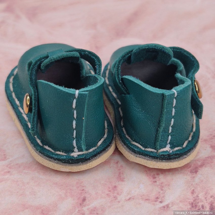 Туфли с ремешком для Paola Reina, изумрудные, № 11 (фото 2)