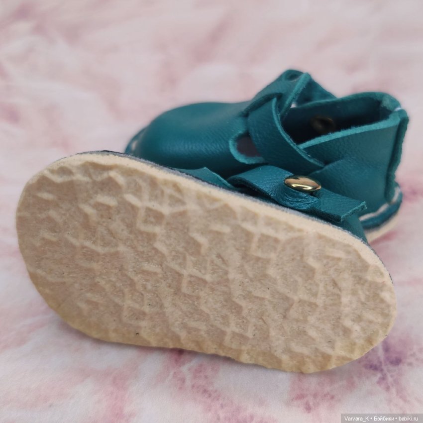 Туфли с ремешком для Paola Reina, изумрудные, № 11