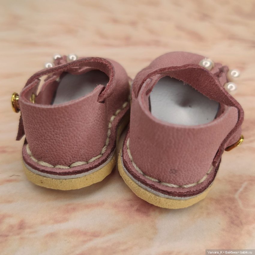 Туфли с ремешком для Paola Reina, "пыльная роза", № 5 (фото 2)