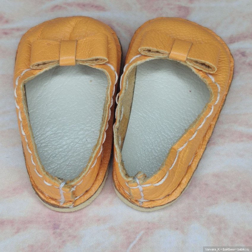 Туфли - балетки для Paola Reina, оранжевые, № 2 (фото 2)